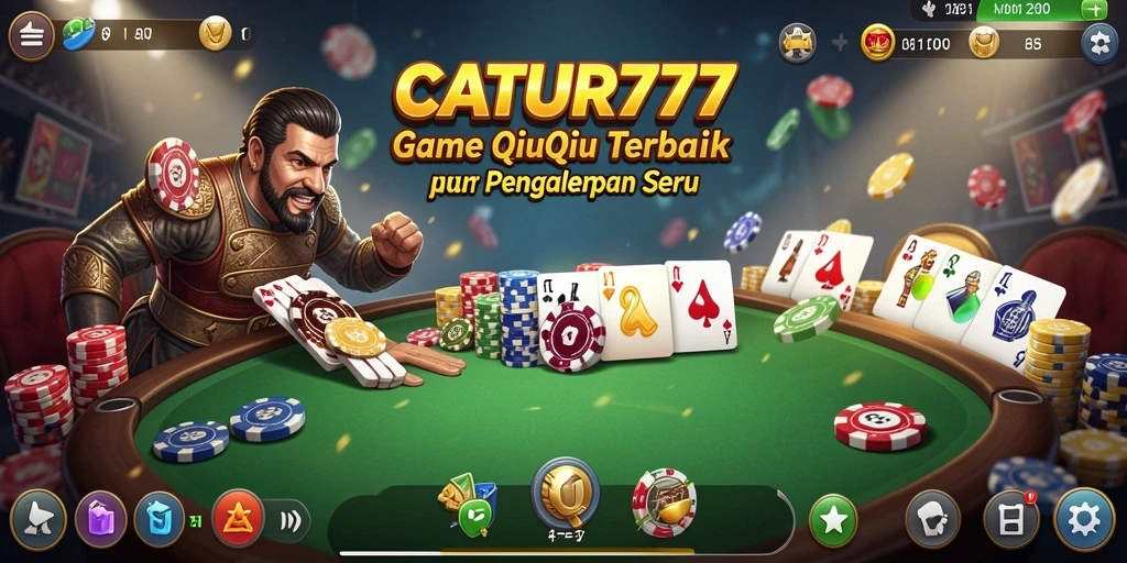 Screenshot gameplay QiuQiu yang mengasyikkan di CATUR777.