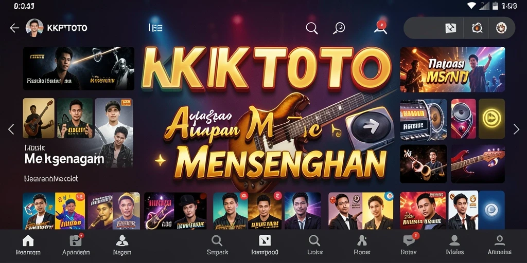 Tampilan gameplay KPKTOTO yang interaktif dan penuh musik.