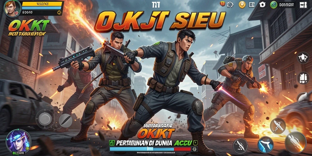 Tampilan gameplay seru dan mendebarkan di OKJKT.